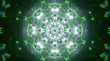 Kusursuz Neon Cyberpunk VJ Arkaplan Döngüsü, Canlı Gösteriler ve DJ 'ler için Soyut Hareket Görseli