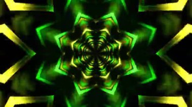 Kusursuz Neon Cyberpunk VJ Arkaplan Döngüsü, Canlı Gösteriler ve DJ 'ler için Soyut Hareket Görseli