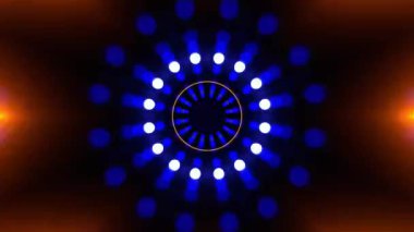 Kusursuz Neon Cyberpunk VJ Arkaplan Döngüsü, Canlı Gösteriler ve DJ 'ler için Soyut Hareket Görseli