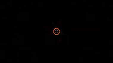 Kusursuz Neon Cyberpunk VJ Arkaplan Döngüsü, Canlı Gösteriler ve DJ 'ler için Soyut Hareket Görseli