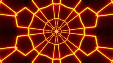 Kusursuz Neon Cyberpunk VJ Arkaplan Döngüsü, Canlı Gösteriler ve DJ 'ler için Soyut Hareket Görseli