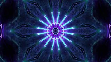 Kusursuz Neon Cyberpunk VJ Arkaplan Döngüsü, Canlı Gösteriler ve DJ 'ler için Soyut Hareket Görseli