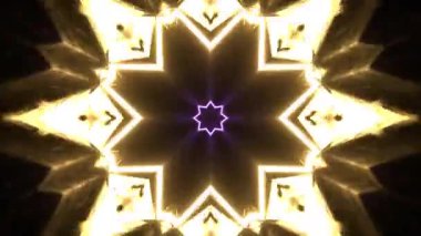 Kusursuz Neon Cyberpunk VJ Arkaplan Döngüsü, Canlı Gösteriler ve DJ 'ler için Soyut Hareket Görseli