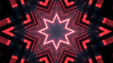 Kusursuz Neon Cyberpunk VJ Arkaplan Döngüsü, Canlı Gösteriler ve DJ 'ler için Soyut Hareket Görseli