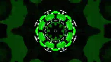 Kusursuz Neon Cyberpunk VJ Arkaplan Döngüsü, Canlı Gösteriler ve DJ 'ler için Soyut Hareket Görseli