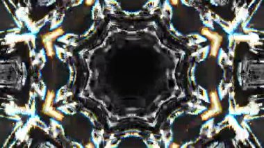 Kusursuz Neon Cyberpunk VJ Arkaplan Döngüsü, Canlı Gösteriler ve DJ 'ler için Soyut Hareket Görseli