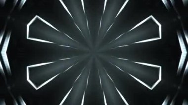 Kusursuz Neon Cyberpunk VJ Arkaplan Döngüsü, Canlı Gösteriler ve DJ 'ler için Soyut Hareket Görseli