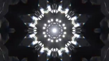 Kusursuz Neon Cyberpunk VJ Arkaplan Döngüsü, Canlı Gösteriler ve DJ 'ler için Soyut Hareket Görseli