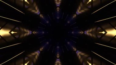 Kusursuz Neon Cyberpunk VJ Arkaplan Döngüsü, Canlı Gösteriler ve DJ 'ler için Soyut Hareket Görseli