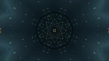 Kusursuz Neon Cyberpunk VJ Arkaplan Döngüsü, Canlı Gösteriler ve DJ 'ler için Soyut Hareket Görseli