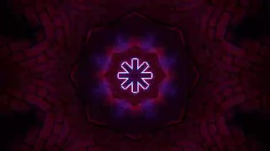 Kusursuz Neon Cyberpunk VJ Arkaplan Döngüsü, Canlı Gösteriler ve DJ 'ler için Soyut Hareket Görseli