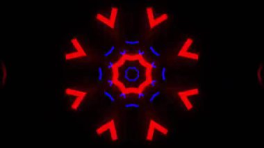 Kusursuz Neon Cyberpunk VJ Arkaplan Döngüsü, Canlı Gösteriler ve DJ 'ler için Soyut Hareket Görseli