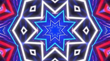 Kusursuz Neon Cyberpunk VJ Arkaplan Döngüsü, Canlı Gösteriler ve DJ 'ler için Soyut Hareket Görseli