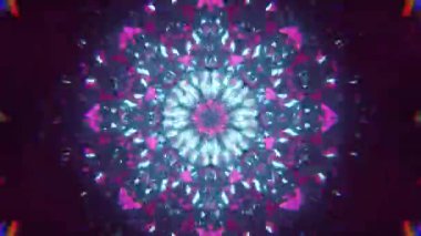 Kusursuz Neon Cyberpunk VJ Arkaplan Döngüsü, Canlı Gösteriler ve DJ 'ler için Soyut Hareket Görseli