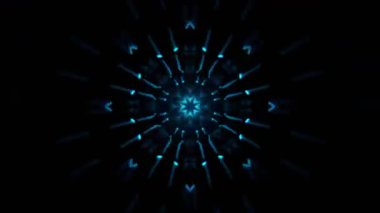 Kusursuz Neon Cyberpunk VJ Arkaplan Döngüsü, Canlı Gösteriler ve DJ 'ler için Soyut Hareket Görseli