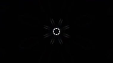 Kusursuz Neon Cyberpunk VJ Arkaplan Döngüsü, Canlı Gösteriler ve DJ 'ler için Soyut Hareket Görseli