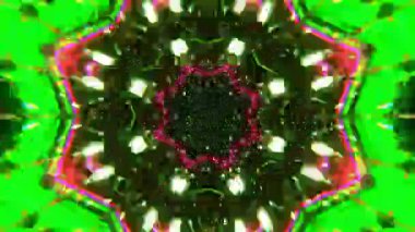 Kusursuz Neon Cyberpunk VJ Arkaplan Döngüsü, Canlı Gösteriler ve DJ 'ler için Soyut Hareket Görseli