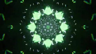 Kusursuz Neon Cyberpunk VJ Arkaplan Döngüsü, Canlı Gösteriler ve DJ 'ler için Soyut Hareket Görseli