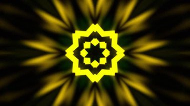 Kusursuz Neon Cyberpunk VJ Arkaplan Döngüsü, Canlı Gösteriler ve DJ 'ler için Soyut Hareket Görseli