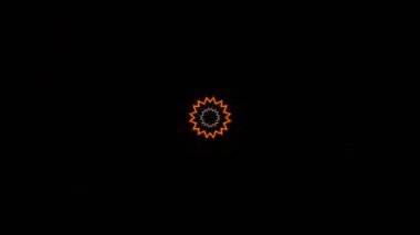 Kusursuz Neon Cyberpunk VJ Arkaplan Döngüsü, Canlı Gösteriler ve DJ 'ler için Soyut Hareket Görseli