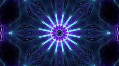 Kusursuz Neon Cyberpunk VJ Arkaplan Döngüsü, Canlı Gösteriler ve DJ 'ler için Soyut Hareket Görseli