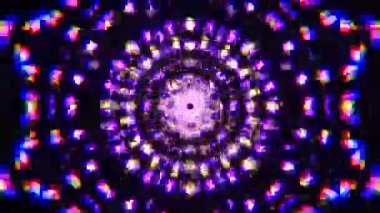 Kusursuz Neon Cyberpunk VJ Arkaplan Döngüsü, Canlı Gösteriler ve DJ 'ler için Soyut Hareket Görseli