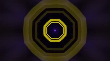 Kusursuz Neon Cyberpunk VJ Arkaplan Döngüsü, Canlı Gösteriler ve DJ 'ler için Soyut Hareket Görseli