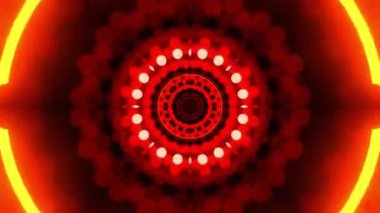 Kusursuz Neon Cyberpunk VJ Arkaplan Döngüsü, Canlı Gösteriler ve DJ 'ler için Soyut Hareket Görseli