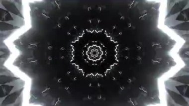 Kusursuz Neon Cyberpunk VJ Arkaplan Döngüsü, Canlı Gösteriler ve DJ 'ler için Soyut Hareket Görseli