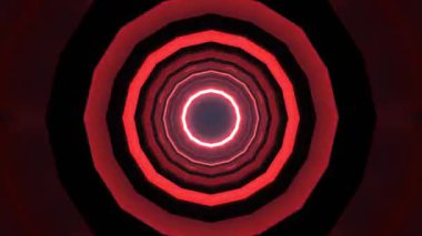 Kusursuz Neon Cyberpunk VJ Arkaplan Döngüsü, Canlı Gösteriler ve DJ 'ler için Soyut Hareket Görseli