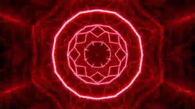 Kusursuz Neon Cyberpunk VJ Arkaplan Döngüsü, Canlı Gösteriler ve DJ 'ler için Soyut Hareket Görseli