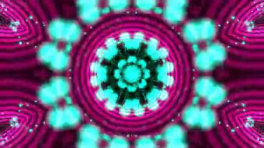 Kusursuz Neon Cyberpunk VJ Arkaplan Döngüsü, Canlı Gösteriler ve DJ 'ler için Soyut Hareket Görseli