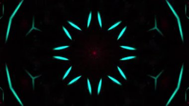 Kusursuz Neon Cyberpunk VJ Arkaplan Döngüsü, Canlı Gösteriler ve DJ 'ler için Soyut Hareket Görseli