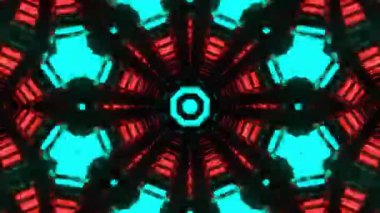 Kusursuz Neon Cyberpunk VJ Arkaplan Döngüsü, Canlı Gösteriler ve DJ 'ler için Soyut Hareket Görseli