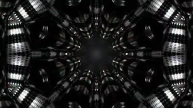 Kusursuz Neon Cyberpunk VJ Arkaplan Döngüsü, Canlı Gösteriler ve DJ 'ler için Soyut Hareket Görseli