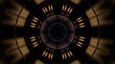 Kusursuz Neon Cyberpunk VJ Arkaplan Döngüsü, Canlı Gösteriler ve DJ 'ler için Soyut Hareket Görseli