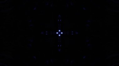 Gelecekçi Siberpunk VJ Döngü Neon Tüneli Girdabı ve Arıza Parçacıkları