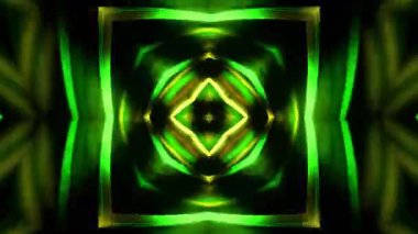 Gelecekçi Siberpunk VJ Döngü Neon Tüneli Girdabı ve Arıza Parçacıkları