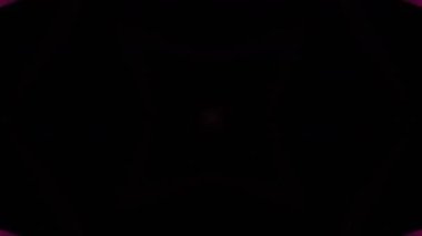 Gelecekçi Siberpunk VJ Döngü Neon Tüneli Girdabı ve Arıza Parçacıkları