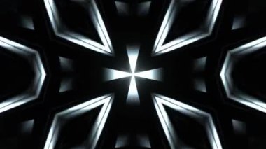 Gelecekçi Siberpunk VJ Döngü Neon Tüneli Girdabı ve Arıza Parçacıkları