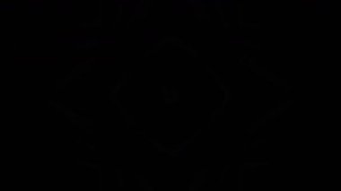 Gelecekçi Siberpunk VJ Döngü Neon Tüneli Girdabı ve Arıza Parçacıkları