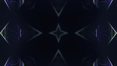 Gelecekçi Siberpunk VJ Döngü Neon Tüneli Girdabı ve Arıza Parçacıkları