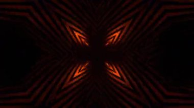 Gelecekçi Siberpunk VJ Döngü Neon Tüneli Girdabı ve Arıza Parçacıkları