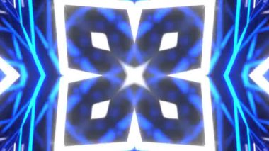 Gelecekçi Siberpunk VJ Döngü Neon Tüneli Girdabı ve Arıza Parçacıkları