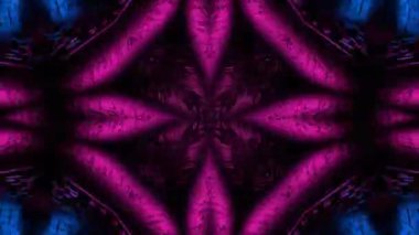 Gelecekçi Siberpunk VJ Döngü Neon Tüneli Girdabı ve Arıza Parçacıkları