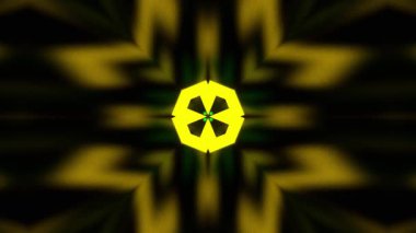 Gelecekçi Siberpunk VJ Döngü Neon Tüneli Girdabı ve Arıza Parçacıkları