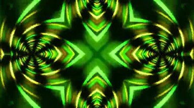 Gelecekçi Siberpunk VJ Döngü Neon Tüneli Girdabı ve Arıza Parçacıkları