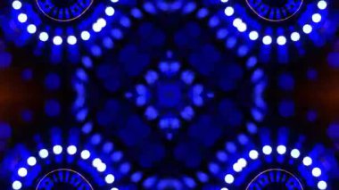 Gelecekçi Siberpunk VJ Döngü Neon Tüneli Girdabı ve Arıza Parçacıkları