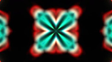 Gelecekçi Siberpunk VJ Döngü Neon Tüneli Girdabı ve Arıza Parçacıkları