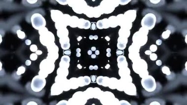 Gelecekçi Siberpunk VJ Döngü Neon Tüneli Girdabı ve Arıza Parçacıkları